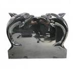Verified Supplier Dolphin Headstone Durable Black Granite ...