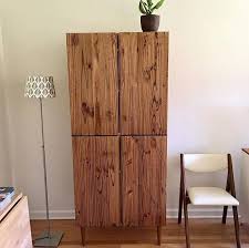Two Projects One Wood Finish Littleorcapress Gave This Ikea Ivar Cabinet Got A Mid Century Modern Upgrade Ikea Ivar Ikea Ivar Cabinet Real Milk Paint