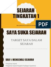 1.1 erti sejarah dari pelbagai pandangan ahli sejarah yang lain. Bab 1 Mengenali Sejarah 3