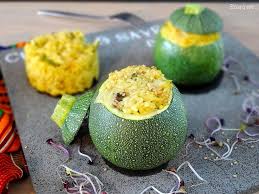 Courgettes Rondes Farcies Au Curry De Riz Thai Epices Moi Courgette Ronde Farcie Courgette Ronde Recette Courgette Ronde