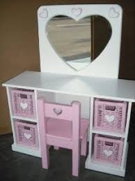 Little Girls Vanity Table And Chair Table Designs Plans Girls Vanity Table Diy Girls Bedroom Little Girl Vanity