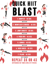 how to do hiit workouts infographic