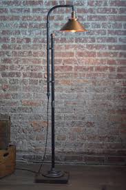 Industrial Floor Lamp Copper Shade Industrial Furniture Etsy Industrial Floor Lamps Copper Floor Lamp Industrial Flooring