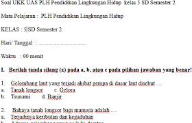 Silabus plh kelas 5 semester 2. Mata Pelajaran Plh