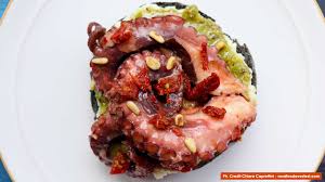 Maybe you would like to learn more about one of these? Pane Al Nero Di Seppia Polpo Pesto Di Pistacchio E Ciliegini Secchi