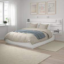 nordli structure lit rangement tete de lit blanc 193x200cm site web officiel ikea bed frame with storage headboards for beds headboard storage