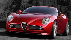 Red Alfa Romeo 8c Competizione Close Up Alfa Romeo Cars Alfa Romeo Hot Cars