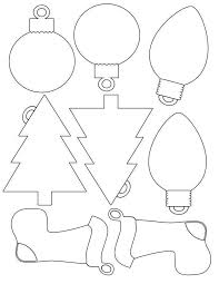 Pin By Laura Hoff On Drawing Christmas Ornament Template Christmas Cutouts Printable Christmas Ornaments
