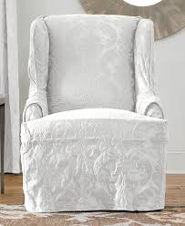 Find wing chair slipcovers at wayfair. Sure Fit Matelasse Damask Wing Chair Slipcover Reviews Slipcovers Home Decor Macy S