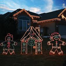 Lighted Outdoor Gingerbread House Frontgate Outdoor Christmas Lights Outdoor Christmas Outdoor Lighting