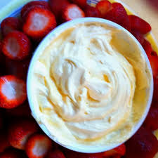 Tangy Fruit Dip 8 Oz Pack Cream Cheese Softened 7 Oz Jar Marshmallow Cream 1 T Powdered Tang 4 Oz Cool Fruit Dip Fruit Dessert Recipes Cool Whip Desserts