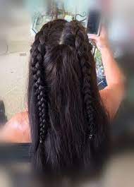 Braids Pigtail Half Up Half Down 60 Ideas Two Braid Hairstyles Dutch Pigtail Braids Braided Hairstyles