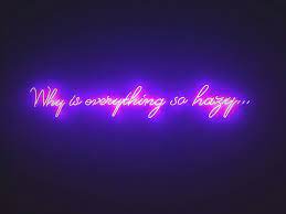 March 17 2014 10 14 Pm Ecedrgn Vsco Grid Neon Quotes Neon Words Purple Aesthetic