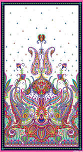 Logo and packaging design for paisley & pink, a line of all natural beauty and bath products. Imperial Paisley Maharaja S Garden 24 X 44 Panel Paisley Art Fabric Painting Textile Patterns