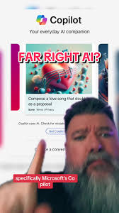 Is Microsoft's AI chat bot Co-pilot pushing a far right agenda?