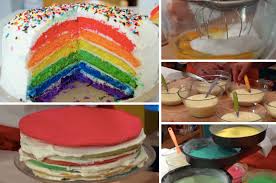 The Recipe For Rainbow Cake As Beautiful As It Is Delicious Susan Recipes In 2020 Pumpkin Poke Cake Cheese Pumpkin Cake