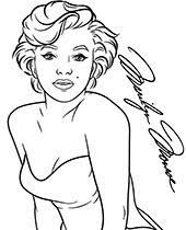 Download or print this coloring page in one click: Printable Picture Of Marilyn Manson For Coloring