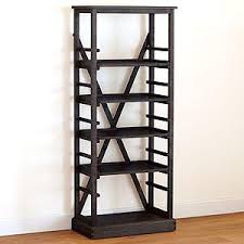 It is as masculine as arts & crafts. Black Campaign Bookshelf Home Office Furniture Furniture World Market