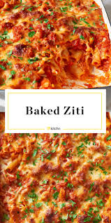 How To Make An All Star Baked Ziti Recipe Baked Ziti Easy Baked Ziti Ziti