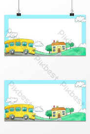 Cartoon Education School Learning Training Theme Background Backgrounds Psd Free Download Pikbest Theme Background Train Theme Education