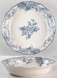 222 Fifth Adelaide Blue White Pasta Serving Bowl 8995397 Blue And White Dinnerware White Dinnerware Set White Dinnerware