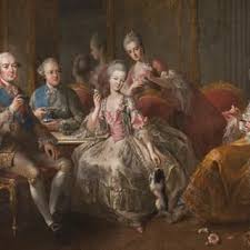 Versaillescollections La Famille Du Duc De Penthievre Dit Aussi La Tasse De Chocolat Par Jean Baptiste Charpentier Ce Table 18th Century Painting Lamballe