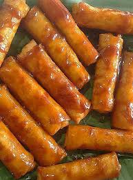 Turon Malagkit Of Sultan Kudarat Lebak Is Turon Made Of Malagkit Or Glutinous Rice It Is A Native Merienda Delicacy In Food Filipino Food Dessert Turon Recipe