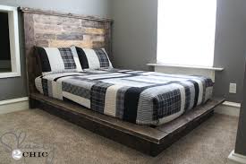 This easy, loft platform bed is a great option then. Easy Diy Platform Bed Shanty 2 Chic