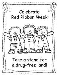 The coloring activity makes a great craft or red ribbon week bulletin board decoration. Red Ribbon Week Coloring Pages By Miss P S Prek Pups Tpt
