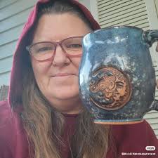 Upcycled planter candles with crystals