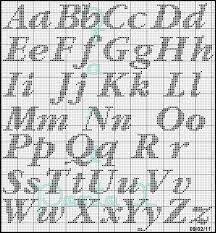 Lindos alfabetos em ponto cruz que achei no pinterest. Graficos Alfabeto Em Ponto Cruz Para Toalha De Boca Ponto Cruz Andreia