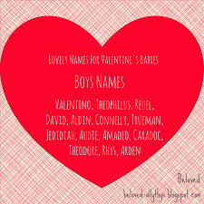 Names For Baby Boys Born Around Valentine S Day Read The Article For Origin Rank And Thoughts About Each Name Baby Girl Names Baby Girl Born Valentine Baby