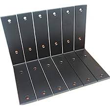 Mounting hardware is included for. Buy 6 Pcs L 6 X H 6 X W 1 5 5mm Thick Heavy Duty Metal Wall Brackets Steel L Bracket For Hanging Diy Storage Or Decorative Shelving Hang A Bookshelf