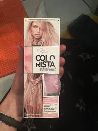 Natural pink dyes that wash out quickly. L Oreal Colorista Washout 2 Rose Inci Beauty