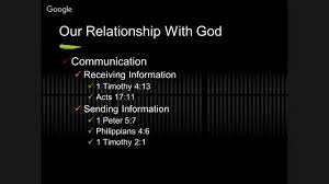A relationship with god begins when god calls us or draws us. Building A Personal Relationship With God Youtube