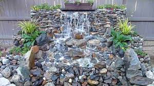 From water fountains, water walls to mini ponds in containers, we are sure you will find one that fits your needs and budget. Diy Backyard Waterfall Youtube