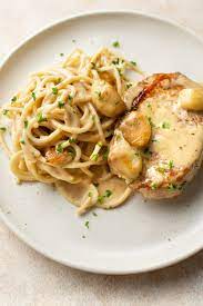 My son james created these zesty chops spiced with paprika and cayenne. Creamy Garlic Pork Chops Salt Lavender