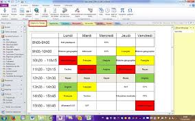 Terme commun utilisé pour désigner un tableau indiquant les différentes activités prévues. L Agenda Numerique Cartable Fantastique