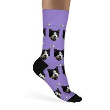 Best socks with pet faces. Custom Cat Socks Put Any Pet On Socks Personalized Gifts