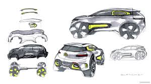 2015 Citroen Aircross Concept Car Design Sketch Automotive Design Concept Car Sketch