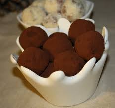 Recette De Truffes Au Chocolat Creme De Marron La Cuisine De Mes Racines