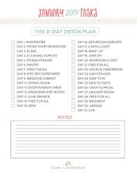 31 Day Home Detox Decluttering Challenge