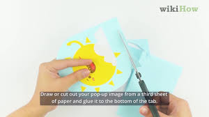 Take one thick card stock of a4 size and fold it in half. How To Make A Pop Up Card With Pictures Wikihow