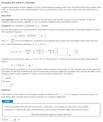 Top selected products and reviews. Changing The Orbit Of A Satellite A Space Chegg Com