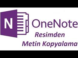 Onenote Resimden Metin Kopyalama Youtube