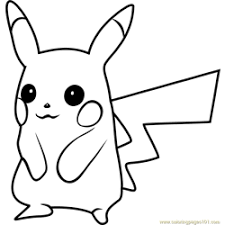 We have coloring books, coloring sheets, line art, printable pictures, clipart, black and white drawing, illustrations, and more. Pikachu Coloring Pages For Kids Download Pikachu Printable Coloring Pages Coloringpages101 Com