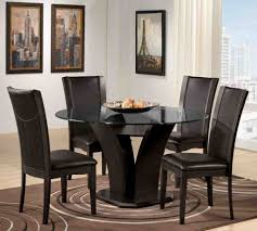 Black And White Round Dining Set Round Black Kitchen Table And Chairs Round Dining Room Sets Round Kitchen Table Round Dining Room