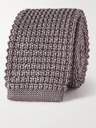 Charvet 5cm knitted silk tie. Knitted Ties For Men Designer Accessories Mr Porter