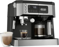 The essenza probably gets used 10 times a day in our house. De Longhi Digital All In One Combination Coffee And Espresso Machine Black And Stainless Steel Com530m Best Buy