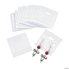 Also, a glue stick is great for layering paper, to make thicker cards. White Earring Cards Discontinued